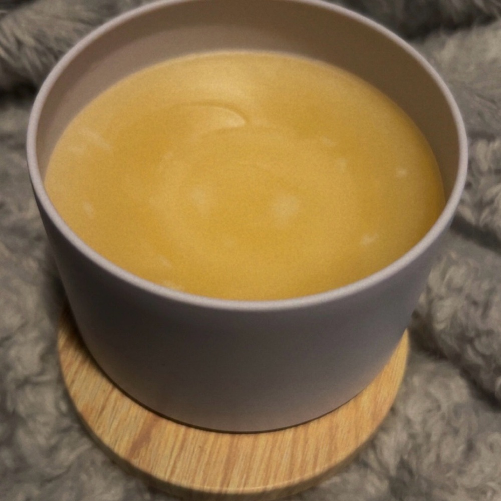 3 Magnolia Scented Candles Without A Wick - Homemade